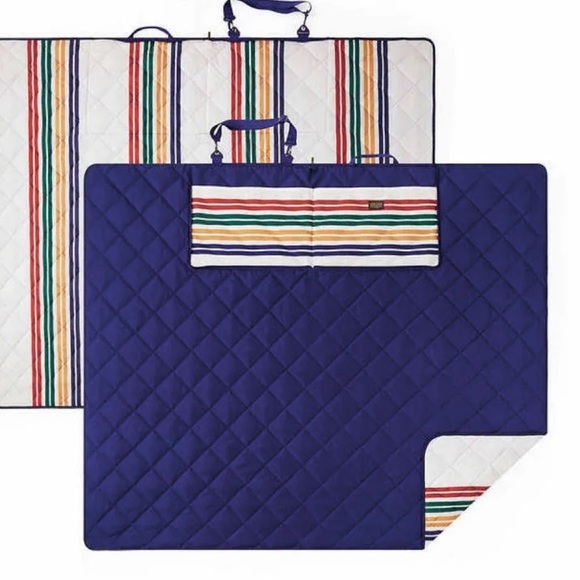 NWT PENDLETON Outdoor Packable Blanket 60X72 multi purpose blanket Red/… - Picture 12 of 14